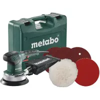 Metabo Eksentersliper SXE 3150 Set inkl. selvheftende slipepapir, poleringssvamp og lammeullspolerplate