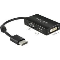 DeLOCK Displayport Til Vga/hdmi/dvi-adapter