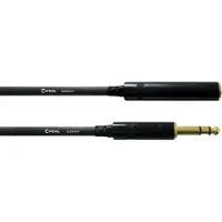 Cordial CFM 7.5 VK, 6.35mm, Hankjønn, 6.35mm, Hunkjønn, 7,5 m, Sort