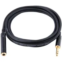 Cordial CFM 3 VK, 6.35mm, Hankjønn, 6.35mm, Hunkjønn, 3 m, Sort