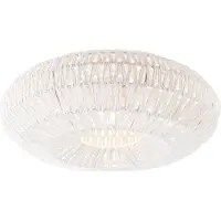 QAZQA Retro taklampe hvit - Lina