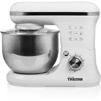 Tristar MX-4817, 5 l, Hvit, Knapper, Rotasjon, Rustfritt stål, Plast, 1200 W
