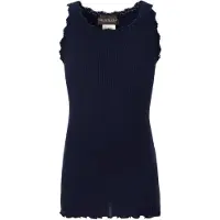 Rosemunde Topp - Lang - Silke/Bomull - Navy m. Blonder - - 4 år (104) - Singlet