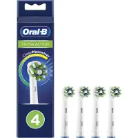 Oral-B Cross Action Utskifting Av Elektrisk Tannbørste 4 Enheter