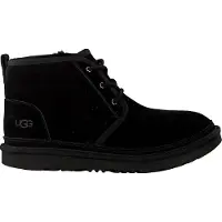 Ugg unisex for kids. 1017320K Black leather Neumel II boots (36), Flat, Suede, Laces, Casual, children's fashion