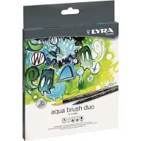 Lyra Boks Med 12 Aqua Brush Duo-markører