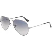 Ray-Ban Aviator Large Metal Gunmetal Solbriller grå