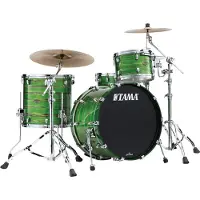 Tama Starclassic Walnut/Birch 3pc Shell Pack Lacquer Shamrock Oyster