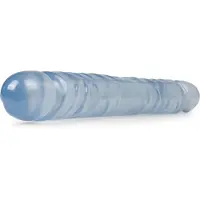 Crystal Jellies Jr. Double Dong Dobbeldildo fra Doc Johnson Klar - 30 cm