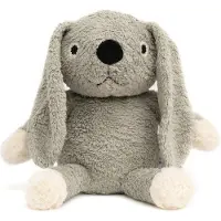 Naturezoo Kosedyr - 18 cm - Teddyfleece - Kanin - Grå - - OneSize - Kosedyr