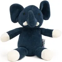 Naturezoo Kosedyr - 18 cm - Elefant - M ørkenblå - - OneSize - Kosedyr