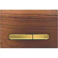 Geberit Sigma 50 betjeningsplade i nøddetræ/messing