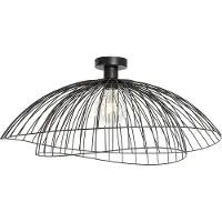 QAZQA Design taklampe sort 66 cm - Pua