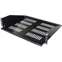 Toten Fast hylle for G-serien, 2U, 381 mm dybde, for 600 mm og oppover