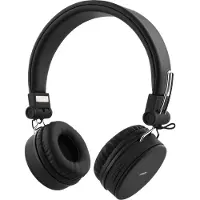 STREETZ Sammenleggbart on-ear Bluetooth-headset, 3.5 mm, svart