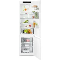 AEG 8000 MultiSpace SCE819E5TS - Kjøleskap/fryser - bunnfryser - innebygd - fordypning - bredde: 56 cm - dybde: 55 cm - høyde: 189.4 cm - 269 liter - Klasse E - hvit