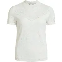 Vila Vistasia Blonde Kortermet Topp