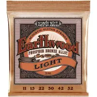 Ernie Ball 2148 Earthwood Phosphor Bronze Light 11-52