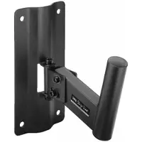 Monacor PAST-515/SW, Vegg, 30 kg, Metall, Sort, 0 - 30°, 210 mm