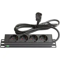 GOOD CONNECTIONS Gc-n0078 Strømuttak Med 4 Uttak 1.8 M