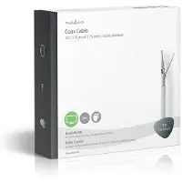 Nedis Koaksialkabel 4g/lte Sikker 75 Ohm Trippelskjermet Eca Pvc 25 M