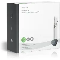 Nedis Koaksialkabel Rg58c/u 50 Ohm Dobbeltskjermet Eca Pvc 50 M