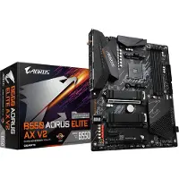Gigabyte B550 AORUS ELITE AX V2, AMD, Stik AM4, 3rd Gen AMD Ryzen 3, 3rd Gen AMD Ryzen 5, 3rd Gen AMD Ryzen 7, 3rd..., DDR4-SDRAM, 128GB, DIMM