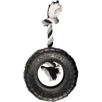 Flamingo Gladiator Rubber Tire & Rope Hundleke