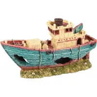 Flamingo Ropa Boat 28x8.9x15cm Akvariedekorasjon