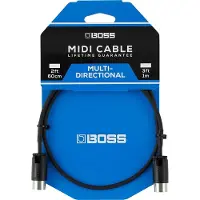 BOSS BMIDI-PB1 1ft / 30cm MIDI-kabel med Justerbar Kabelvinkel