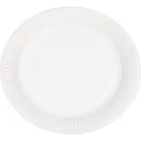 Abena Paptallerken, Gastro, Ø23cm, hvid, pap - (5 stk.)