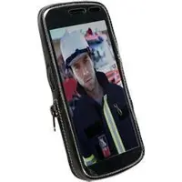Krusell Classic Samsung Galaxy Nexus mobilveske, skinn, grå, svart