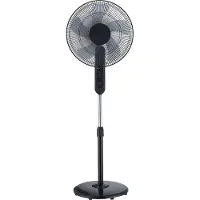 Midea FS40-15FR, Husholdningsvifte, Svart, Gulv, Metall, Plastikk, 60 dB, 950 RPM