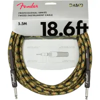 Fender Professional 186ft Rett Instrumentkabel Woodland Camo