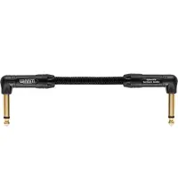 Warm Audio 6-Inch Premier Gold Right Angle to Right Angle Pedalboard Patch Cable