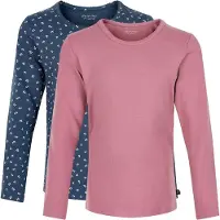 Minymo Genser - 2-pack - Mesa Rose/Ny Navy - - 1½ år (86) - Genser