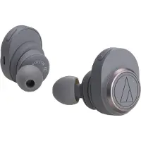 Audio-Technica ATH CKR7TW - True wireless-hodetelefoner med mikrofon - i øret - Bluetooth - grå