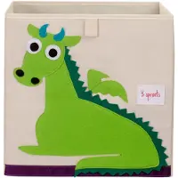 3 Sprouts Oppbevaringsboks - 33x33x33 - Drage - - OneSize - Kasse