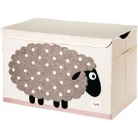 3 Sprouts Oppbevaringsboks - 38x61x37 - Sau - - OneSize - Kasse