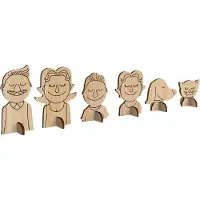 Mamatoyz Vulkan Byggesett - My Home - Familie - - OneSize - Lekefigur