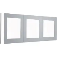 HELL LED-vegglampe Quadro, 65x22 cm