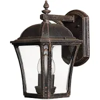 HINKLEY Utendørs vegglampe Wabash M, høyde 34,9 cm