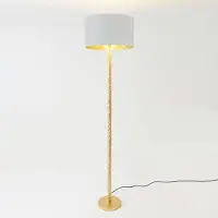 Holländer Gulvlampe Cancelliere Rotonda silke hvit/gull