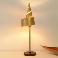 Holländer Gyllen ZAUBERHUT bordlampe med metallskjerm