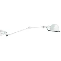 Jieldé Loft D4251 vegglampe, leddarm, hvit