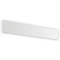 Ideal Lux LED-vegglampe Zig Zag, hvit, bredde 53 cm
