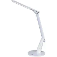 Aluminor Zig LED-skrivebordslampe med kontrollpanel hvit