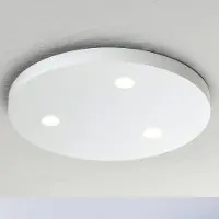 BOPP Close LED-taklampe, 3 lyskilder, rund, hvit