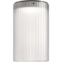 Kdln LED-taklampe Giass, hvit, Ø 30 cm