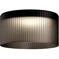 Kdln LED-taklampe Giass, grå, Ø 50 cm